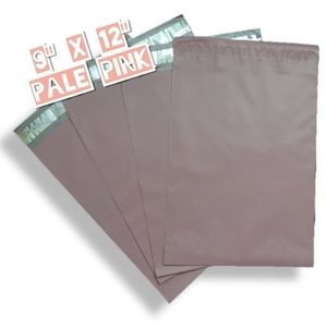 50 Pale Pink Poly Mailers 9x12